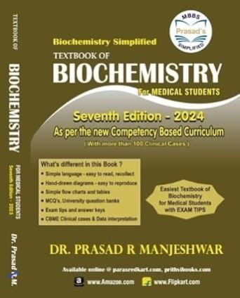 Textbook of BIOCHEMISTRY FOR MEDICAL STUDENTS