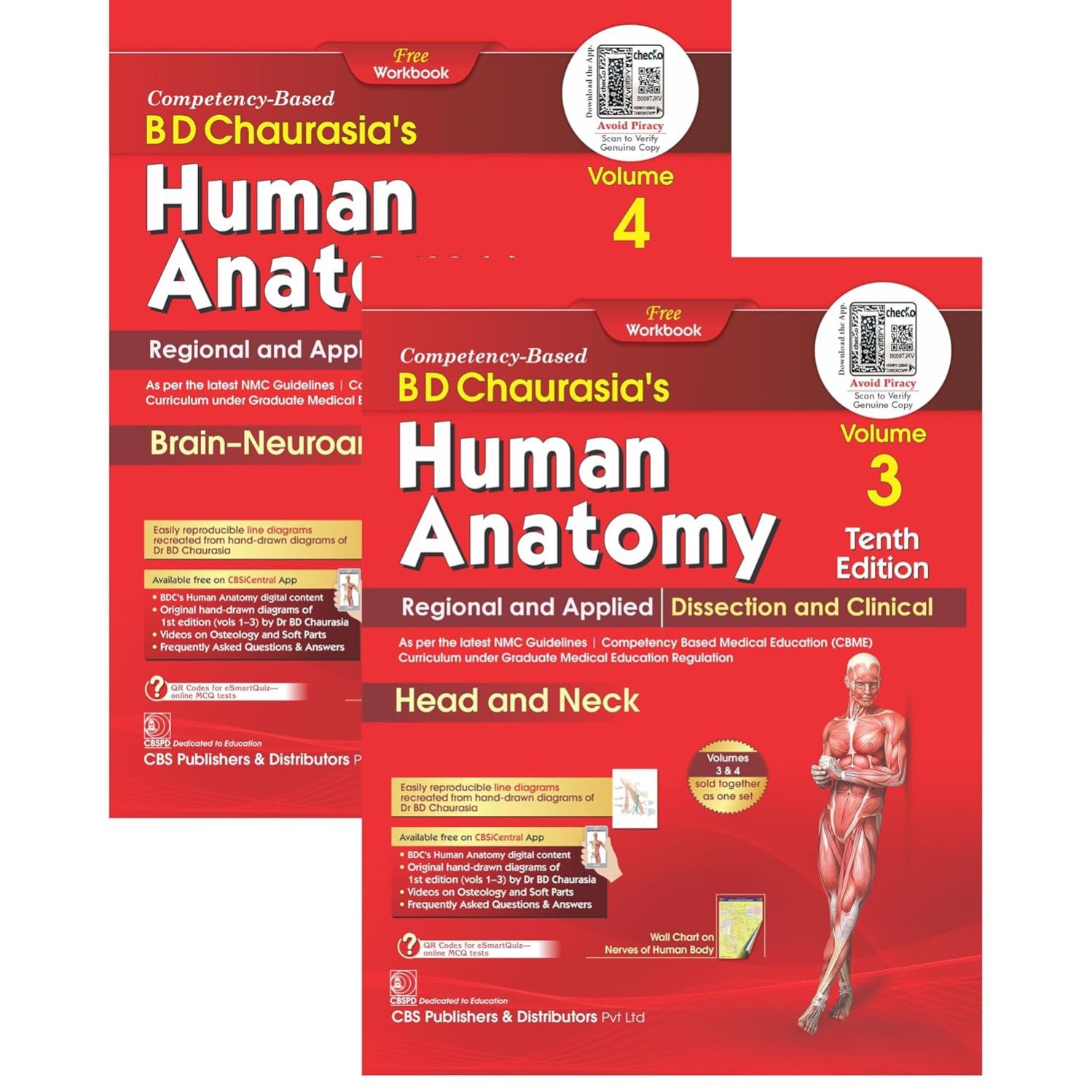 Human Anatomy Set of Vol. 3,4