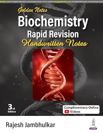 Golden Notes Biochemistry Rapid Revision Handwritten Notes